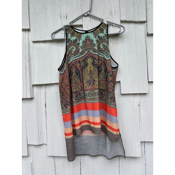 NWT Clover Canyon Paisley Printed Tunic Tank XS - Picture 2 of 10